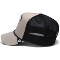 casquette-trucker-beige-et-noire-chevre-gb2-goat-the-rocker-the-farm-goorin-bros