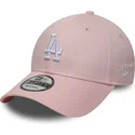 casquette-courbee-rose-ajustable-9forty-colour-pack-los-angeles-dodgers-mlb-new-era