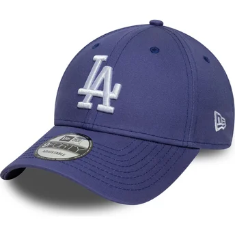 Casquette courbée violette ajustable 9FORTY League Essential Los Angeles Dodgers MLB New Era
