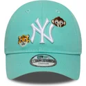 casquette-courbee-verte-ajustable-pour-enfant-9forty-animal-icon-new-york-yankees-mlb-new-era