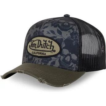 Casquette trucker bleue PRINT01 Von Dutch