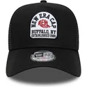 casquette-trucker-noire-a-frame-cotton-patch-new-era