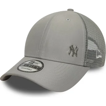 Casquette trucker grise ajustable 9FORTY Flawless New York Yankees MLB New Era