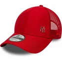 casquette-trucker-rouge-ajustable-9forty-flawless-new-york-yankees-mlb-new-era