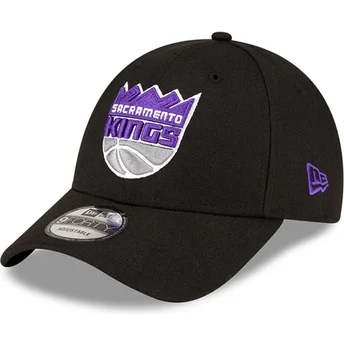 Casquette courbée noire ajustable 9FORTY The League Sacramento Kings NBA New Era