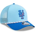 casquette-trucker-bleue-9forty-m-crown-a-frame-4th-july-new-york-mets-mlb-new-era