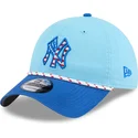 casquette-courbee-bleue-ajustable-9twenty-4th-july-new-york-yankees-mlb-new-era