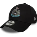 casquette-courbee-noire-ajustable-9forty-core-newcastle-united-football-club-premier-league-new-era