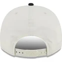 casquette-courbee-beige-et-noire-snapback-9fifty-a-frame-chainstitch-boston-bruins-nhl-new-era