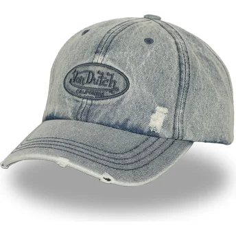 Casquette courbée bleue ajustable JEAN BL Von Dutch