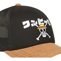 casquette-trucker-noire-et-marron-straw-hat-pirates-op6-one-one-piece-capslab
