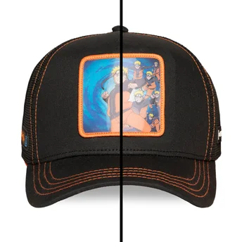 Casquette trucker noire Naruto Uzumaki NS5 KAG Naruto Capslab