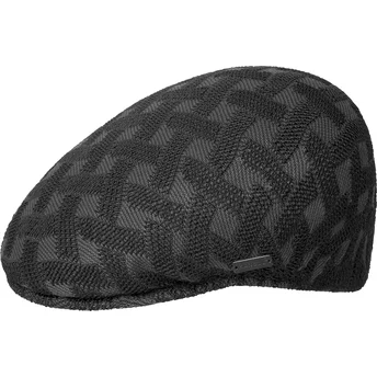 Béret noir Cross Weave 504 Black Kangol