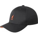 casquette-courbee-noire-ajustee-wool-flexfit-baseball-beluga-black-kangol