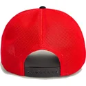 casquette-trucker-rouge-et-noire-buffle-ruthless-buffalo-suede-the-farm-goorin-bros