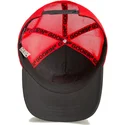 casquette-trucker-rouge-et-noire-buffle-ruthless-buffalo-suede-the-farm-goorin-bros