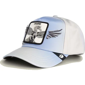 Casquette courbée bleue claire snapback Pegaso Legend Flare Up Wings The Farm Goorin Bros.