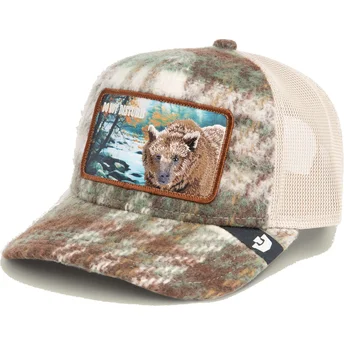 Casquette trucker marron ours Do Not Disturb Don't Poke The Bear Homestead The Farm Goorin Bros.