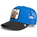 casquette-trucker-bleue-et-noire-ours-the-beast-sport-the-farm-goorin-bros