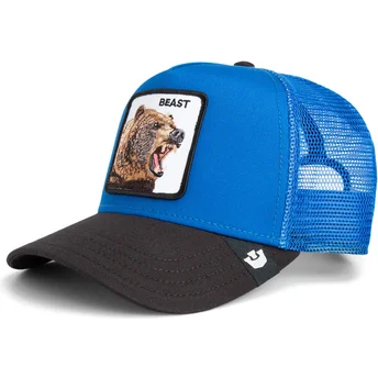 Casquette trucker bleue et noire ours The Beast Sport The Farm Goorin Bros.