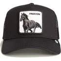 casquette-trucker-noire-cheval-freedom-grit-the-farm-goorin-bros