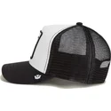casquette-trucker-blanche-et-noire-pour-enfant-abeille-the-queen-mini-the-farm-goorin-bros