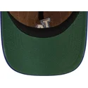 casquette-courbee-marron-et-bleue-ajustable-9twenty-a-frame-wool-pinstripe-los-angeles-dodgers-mlb-new-era
