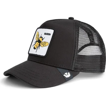 Casquette trucker noire abeille Queen Bee Goorin Bros.