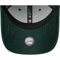 casquette-courbee-verte-ajustable-9forty-visor-script-los-angeles-dodgers-mlb-new-era