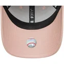 casquette-courbee-rose-ajustable-pour-femme-9forty-metallic-logo-new-york-yankees-mlb-new-era