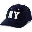 casquette-courbee-bleue-marine-ajustable-ny-patch-authentic-corduroy-polo-ralph-lauren