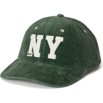 Casquette courbée verte ajustable NY Patch Authentic Corduroy Polo Ralph Lauren