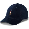 casquette-courbee-bleue-marine-ajustable-classic-sport-corduroy-polo-ralph-lauren