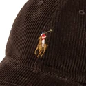 casquette-courbee-marron-fonce-ajustable-classic-sport-corduroy-polo-ralph-lauren