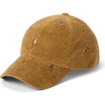 Casquette courbée marron ajustable Classic Sport Duck Corduroy Polo Ralph Lauren