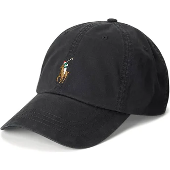Casquette courbée noire ajustable Classic Sport Stretch Cotton Twill Polo Ralph Lauren
