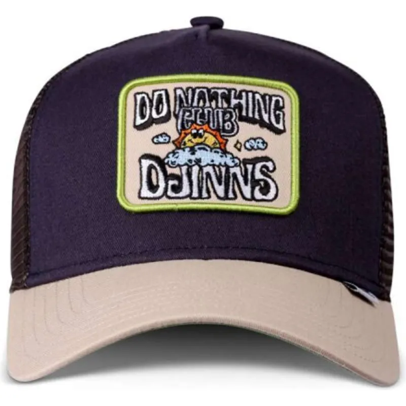 casquette-trucker-bleue-marine-et-beige-do-nothing-club-hft-dnc-sun-djinns