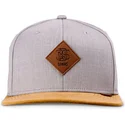 casquette-plate-grise-et-marron-snapback-linen-2015-djinns