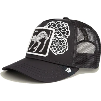 Casquette trucker noire chat Dia De Michi Dia De Los Muertos The Farm Goorin Bros.
