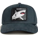 casquette-courbee-noire-denim-snapback-requin-smurf-the-showdown-the-farm-goorin-bros