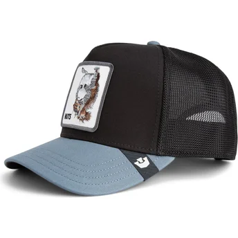 Casquette trucker noire et grise écureuil Nuts Lerriuqs Flip Side 2 The Farm Goorin Bros.
