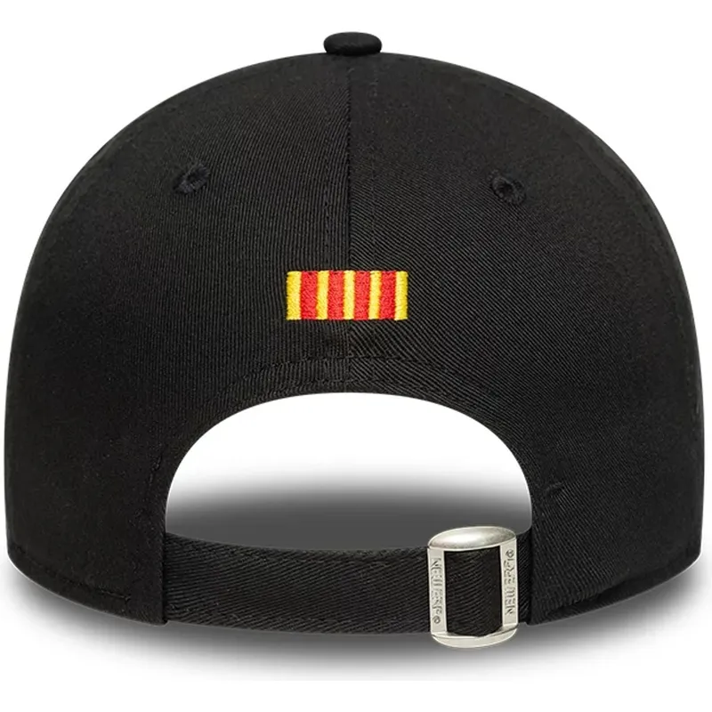 casquette-courbee-noire-ajustable-pour-enfant-fc-barcelona-laliga-9forty-core-new-era