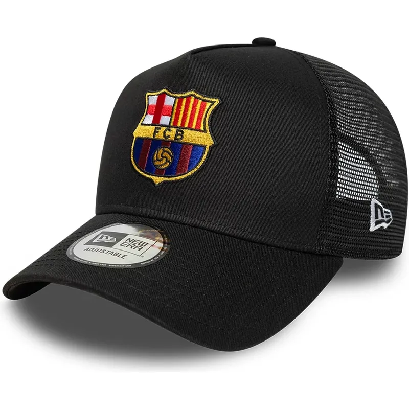 casquette-trucker-noire-fc-barcelona-laliga-a-frame-patch-new-era