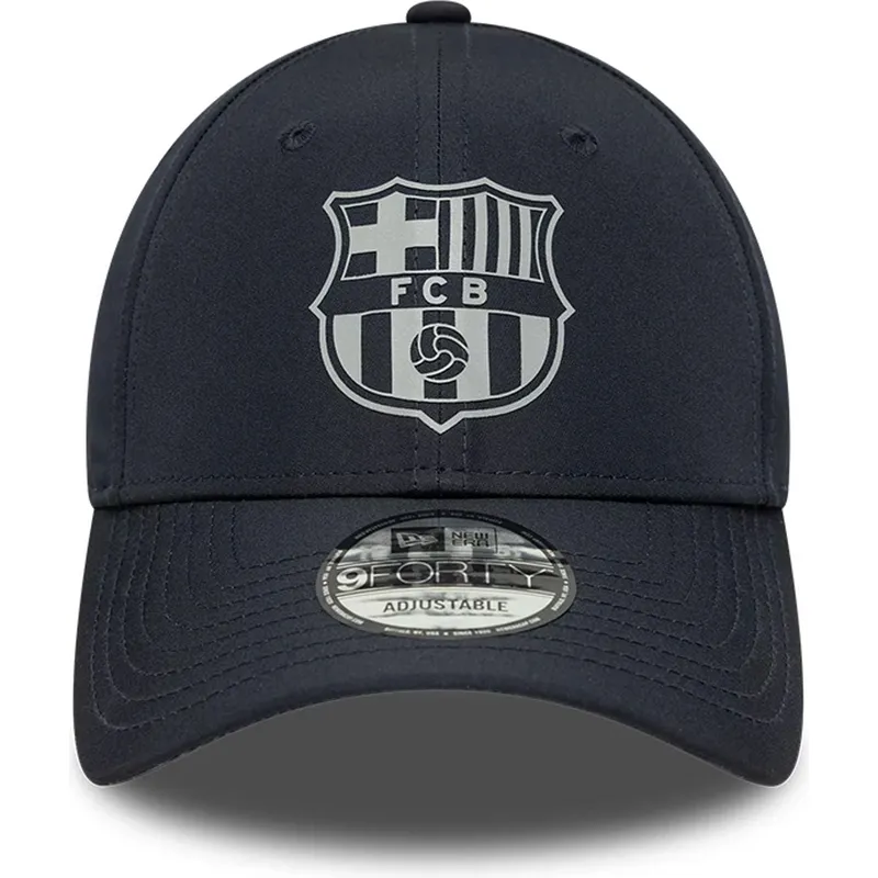 casquette-courbee-bleue-marine-ajustable-fc-barcelona-laliga-9forty-reflective-new-era