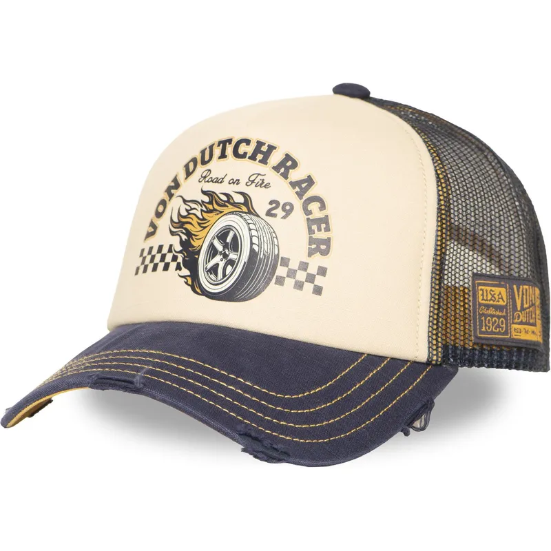 casquette-trucker-beige-et-bleue-marine-crew32-von-dutch