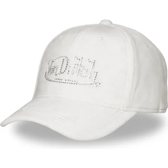 Casquette courbée blanche ajustable VEL E CB Von Dutch