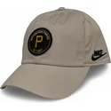 casquette-courbee-beige-ajustable-club-unstructured-organic-cotton-pittsburgh-pirates-mlb-nike