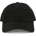 casquette-courbee-noire-ajustable-avec-logo-noir-los-angeles-dodgers-ballpark-american-needle