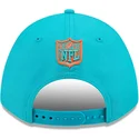 casquette-courbee-bleue-snapback-9forty-m-crown-team-miami-dolphins-nfl-new-era