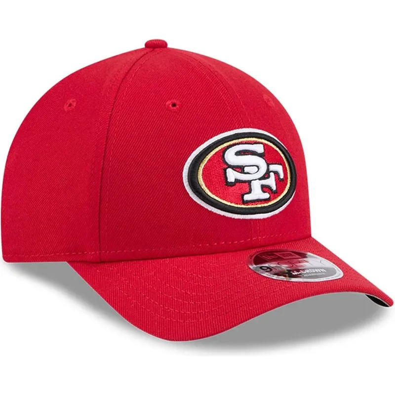 casquette-courbee-rouge-snapback-9forty-m-crown-team-san-francisco-49ers-nfl-new-era
